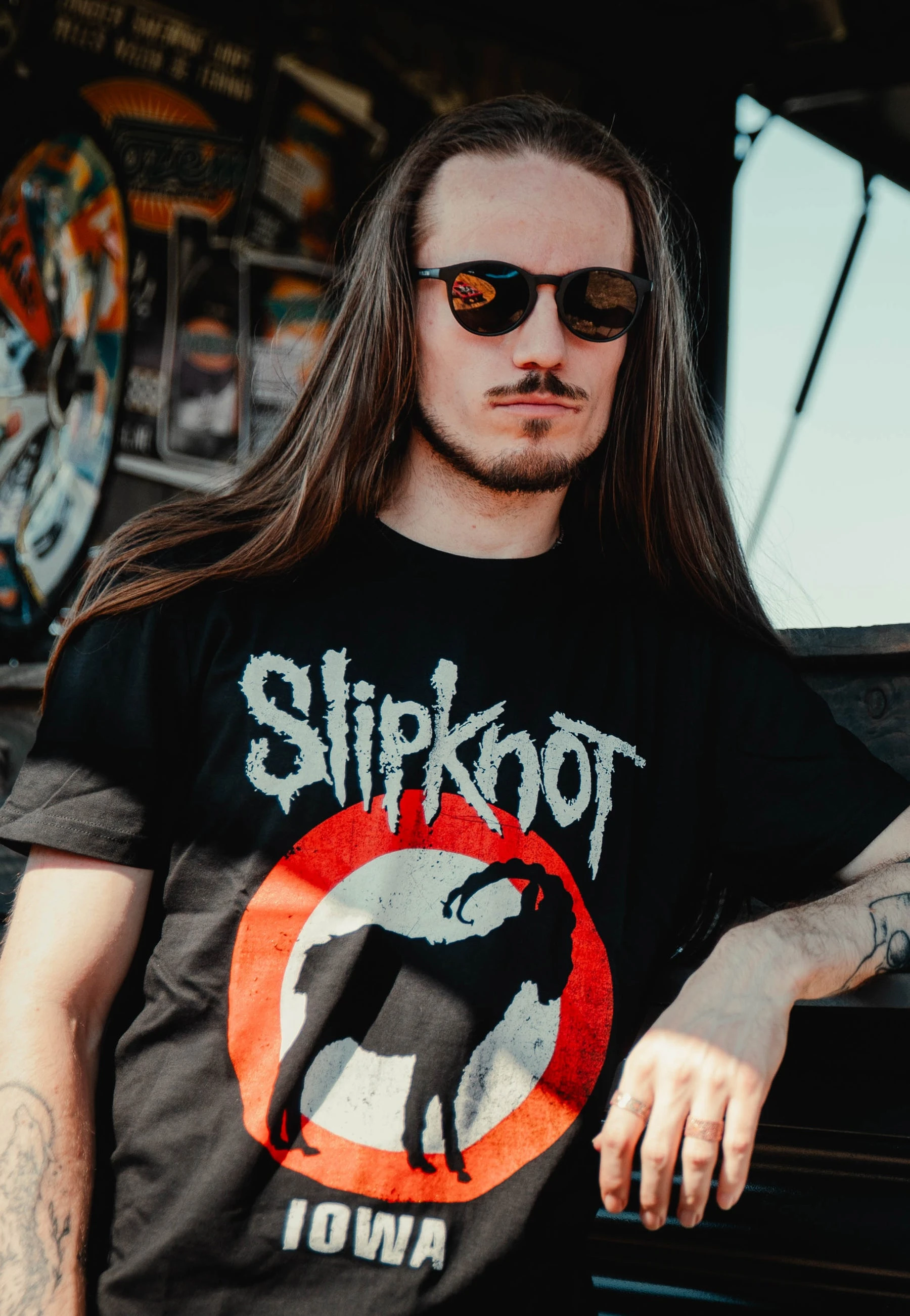Classic Iowa Goat Slipknot Band T-Shirt Cotton Graphic Tee Men Women Summer Streetwear