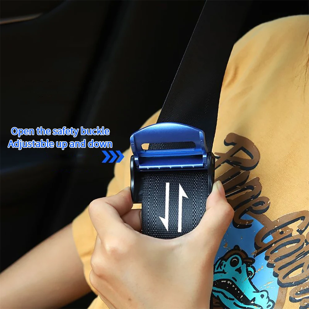 NEW Adjustable Adjustable Auto Stopper Buckle Clip Universal Car Seat Belt Limiter Durable Easy To Install Car Seat Belts Clips view 4