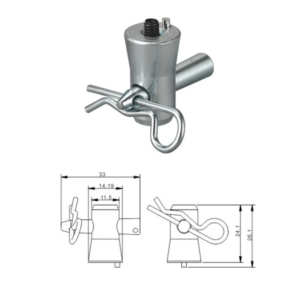 50 sets Aluminum Stage Lighting Truss Accessories Half Connector Truss Corner Connector For F14 F24 F34