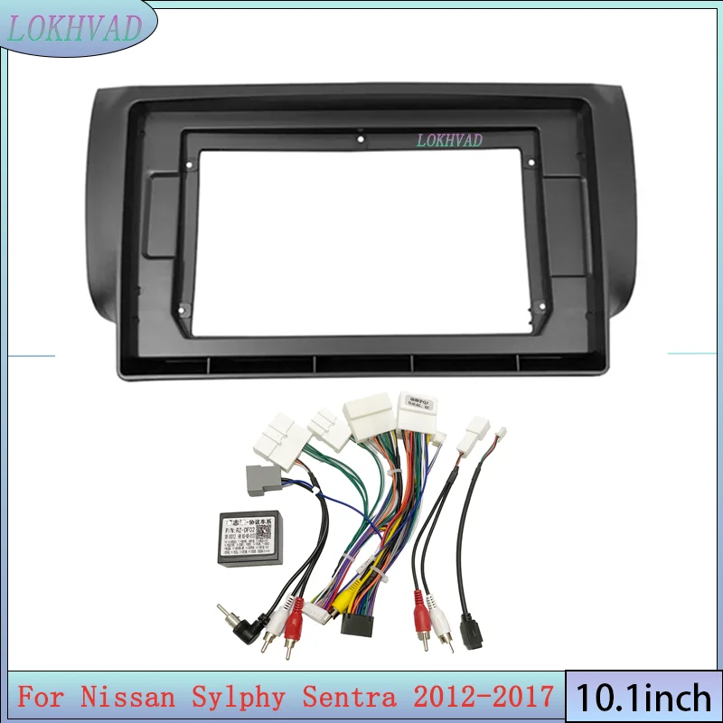 For Nissan Sentra Sylphy 2012-2017 9Inch Car Radio Fascias Android GPS MP5 Stereo Player 2 Din Head Unit Panel Dash With Cable