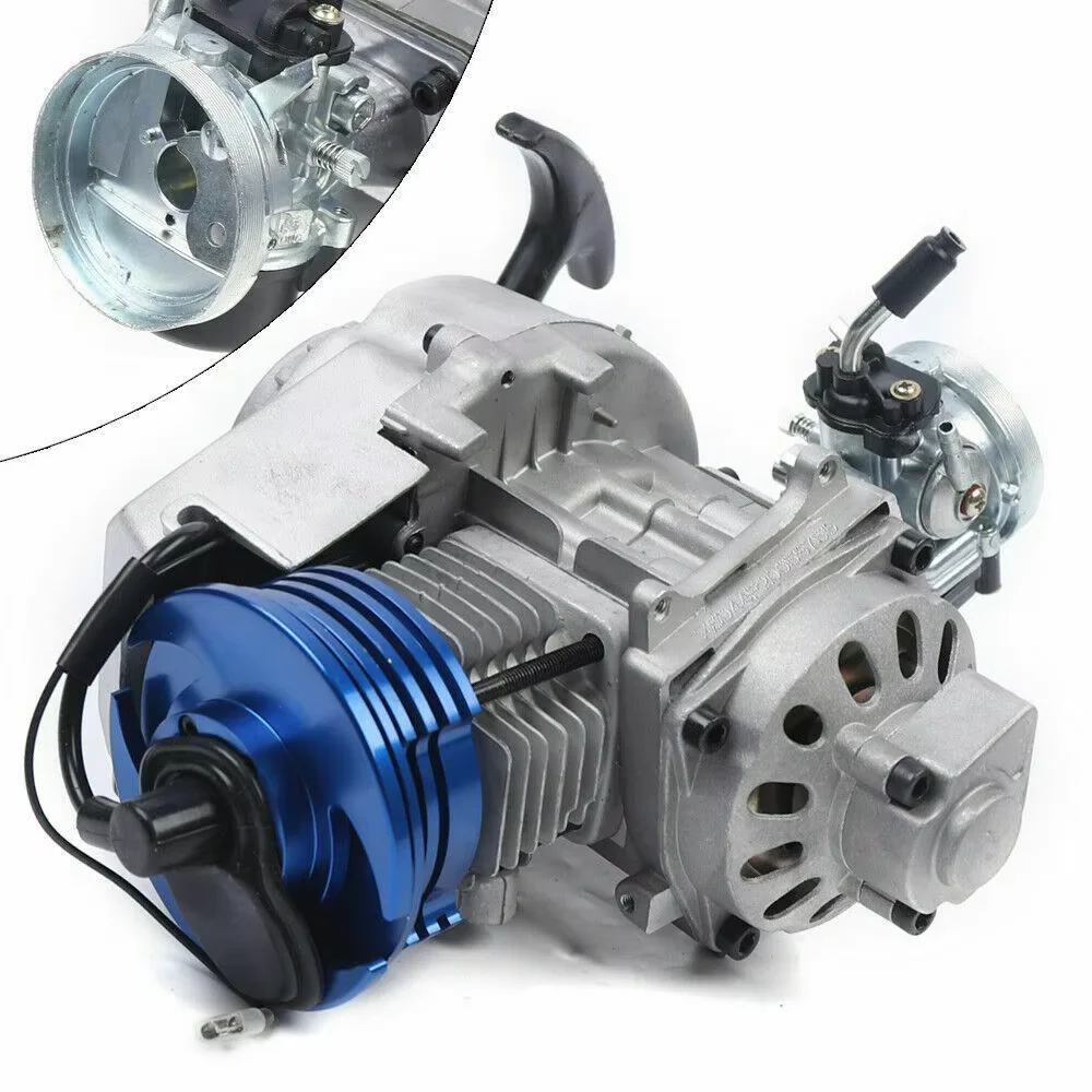 

49cc 2-stroke Racing Complete Engine Single Cylinder 1.8kw Engine Motor For Pocket Dirt Quad ATV Mini Pit bike