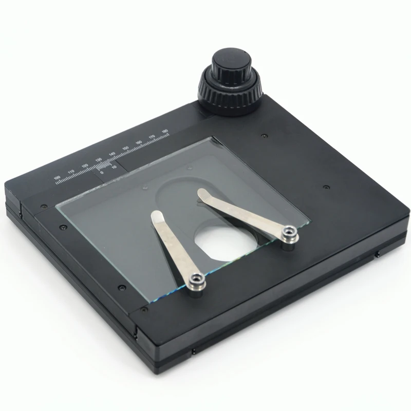Fyscope Microscópio xy Fase x y Móvel Suporte Usado para Microscópios de Inspeção 55×75 mm