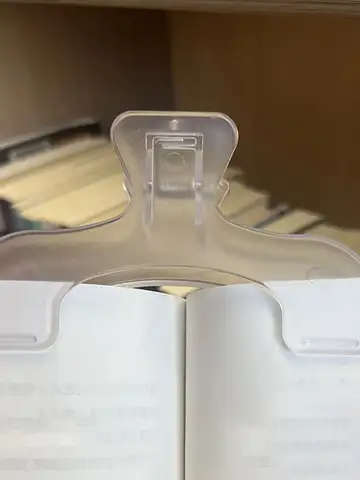 Book Clip Reading Clip Kawaii Desk Accessories Fixed To Prevent Page Turning Transparent frosted Folder Clips