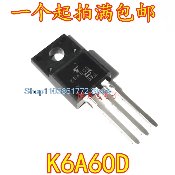 

(20 шт./лот) K6A60D TK6A60D 6A/600V N TO220F