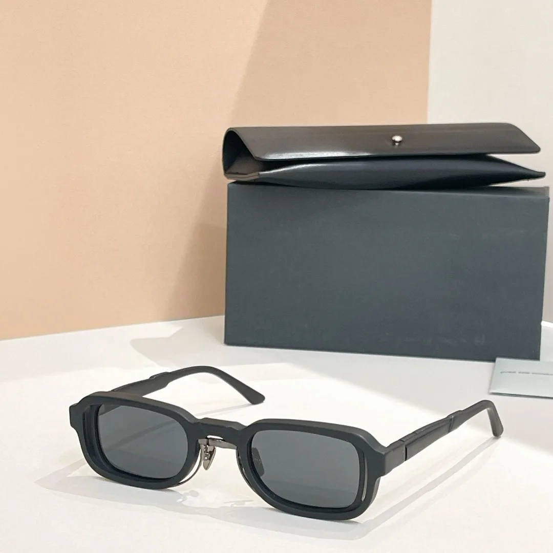 

Солнцезащитные очки Maske N12 винтажные прямоугольные, унисекс, с ацетатной оправой, защита UV400, классические ретро-очки, повседневные модные очки