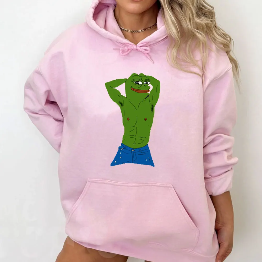 Funny Frog Pepe Hoodie Clothes Print Women/men Hoodies & Sweatshirt Men's Gift Sportswear Street Fashion Streetwear Men Women's