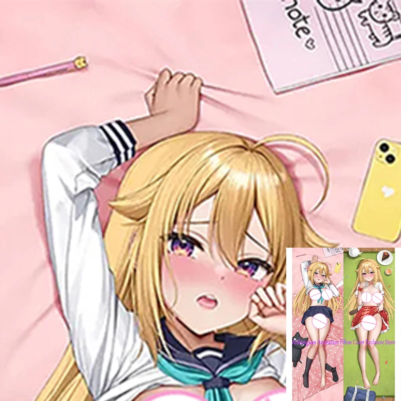 

Dakimakura Anime Pillow Cover Shikanoko Noko Double Sided Print 2Way Bedding Festival Gifts Gifts