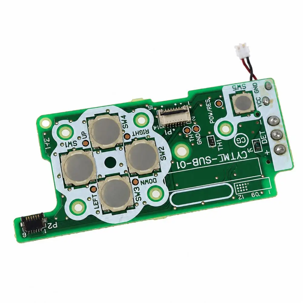 DIY Power Switch Board Console Parts Spare Parts Direction Key Button Flex Cable ABXY Buttons Board for NDSI Console Repair