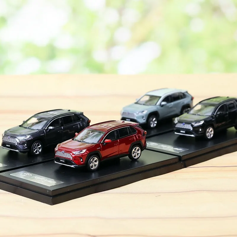 

LCD 1:64 Scale RAV4 Hybrid Alloy Car Model Collection Ornament