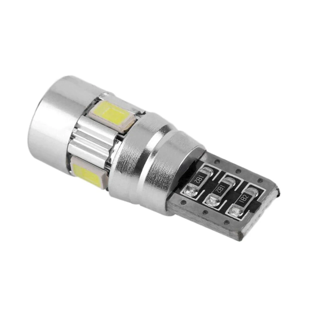 2pcs W5W 10 LED 5630 5730 SMD Canbus Error-free Auto Clearance Light T10 Car Wedge Tail Side Light