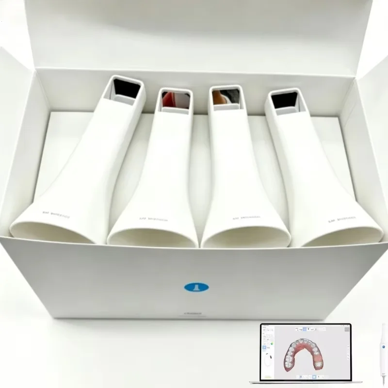 1/4PCS Dental Intraoral Scanner Tips for Medit I500 Scanner 20x15.7 Mm (WxH)  for Dental Outpatient Use Dental Parts Tools
