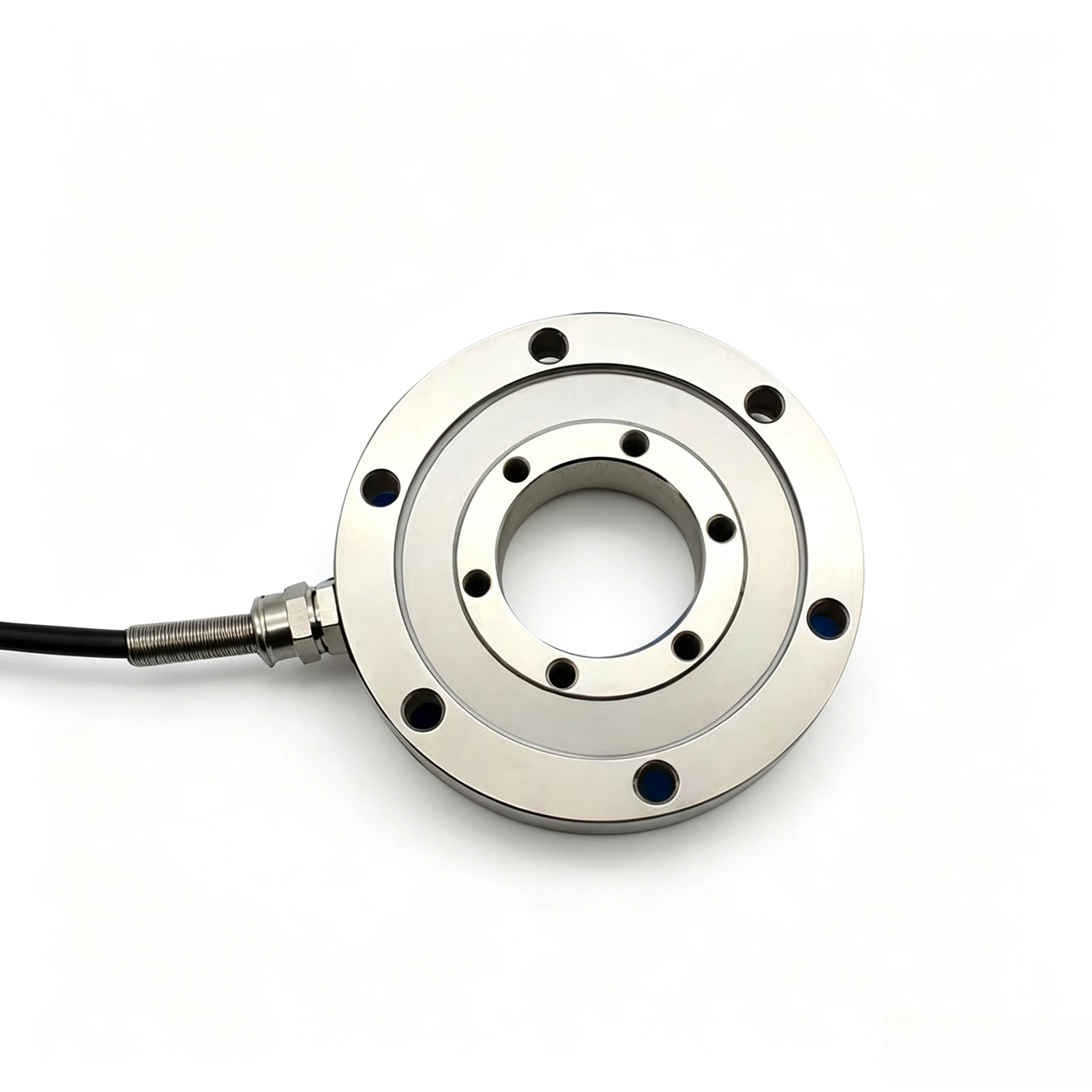 Low Profile Annular Pancake Compression Load Cell Force Sensor for Material Testing Machine Automated Assembly Lines