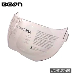 3 Colors Motorcycle Helmet Visor Goggles Gloasses Visors for BEON B702 T702 BLACK TRANSPARENT SILVER 4 SEASONS Helmets