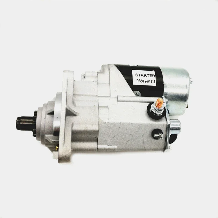 DH220-5 DX225 Excavator spare parts starting motor DB58 1-81100-191-0 starter motor 24V