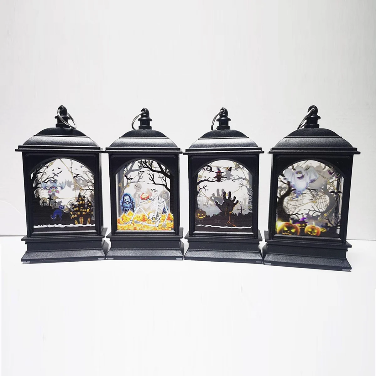 

【NOW SAVE】Halloween LED Light Candlestick Lamp Wind Lantern Halloween Tricky Decoration Props Lamps And Lanterns Gifts