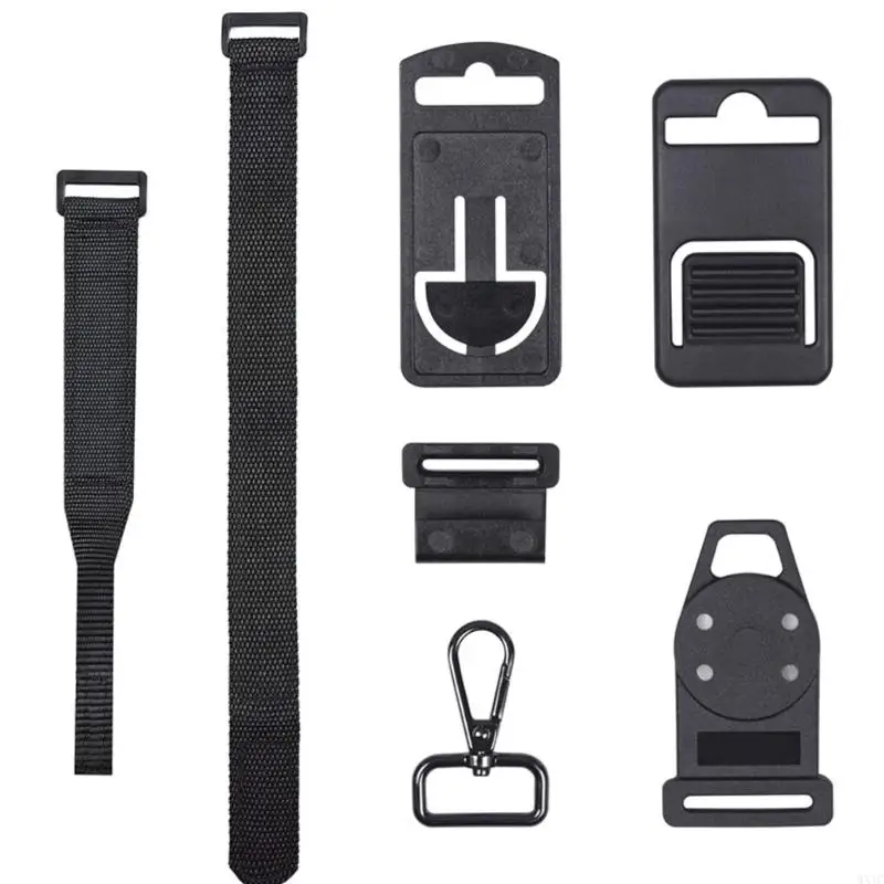 WXTC 7PCS Dây đeo từ tính nylon được đặt cho tổ chức công cụ vạn năng