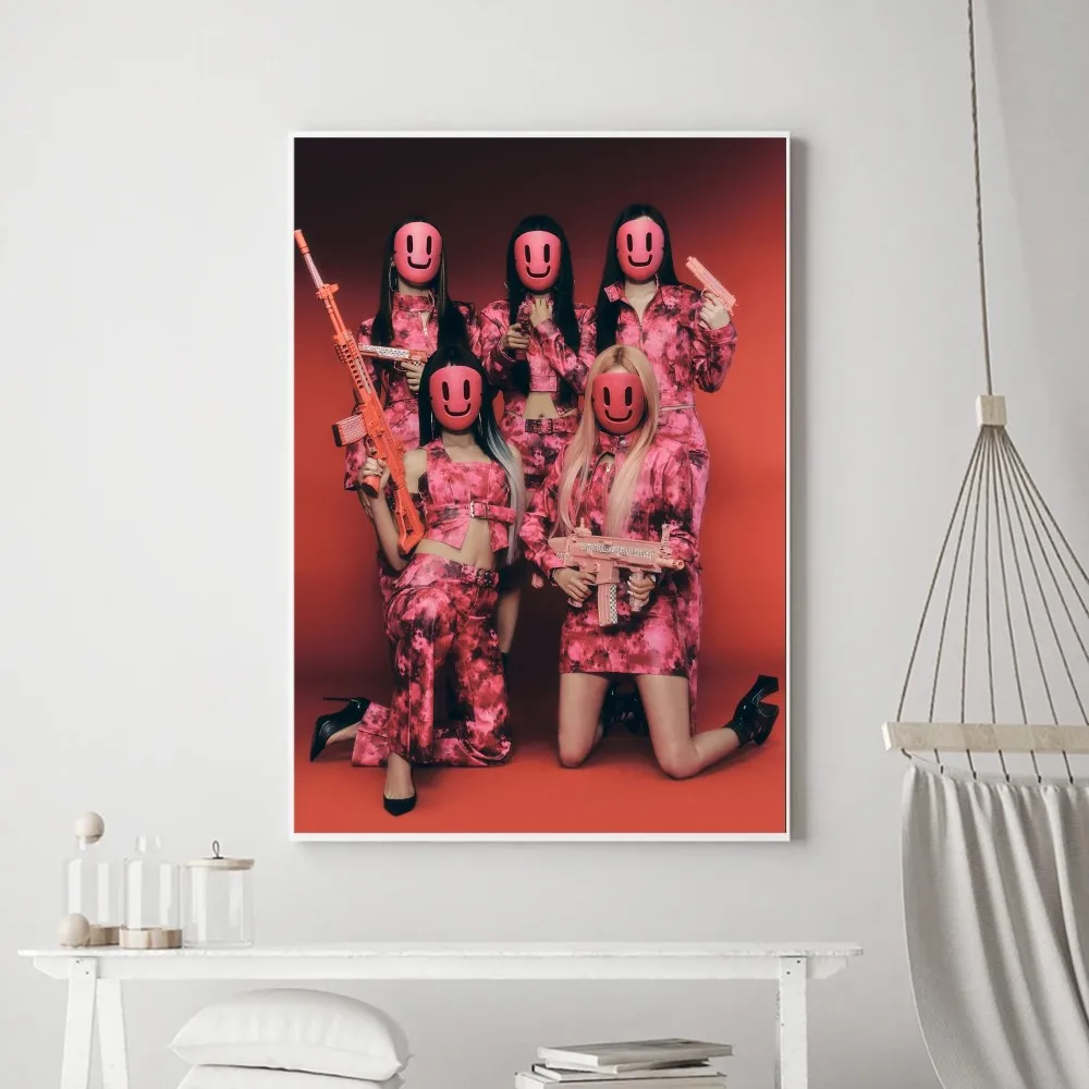 Kpop G-Gidle Yuqi Prints Poster Wall Painting Bedroom Living Room Wall Bar Restaurant Sticker Large