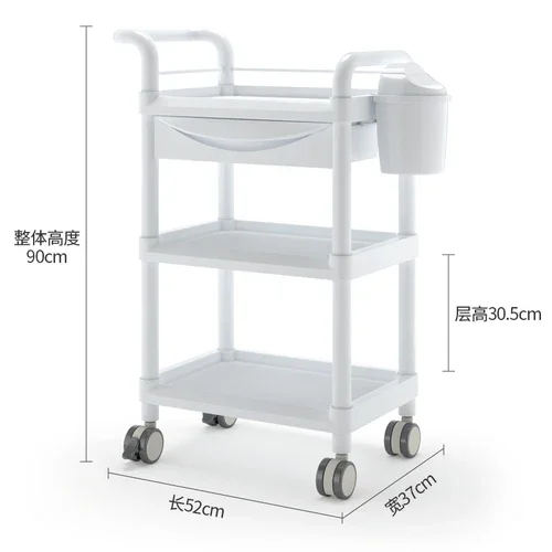 Receptie Lash Nail Salon Trolley Schoonheid Rollende Luxe Salon Trolley Modern Werk Carrello Portaoggetti Salon Meubels