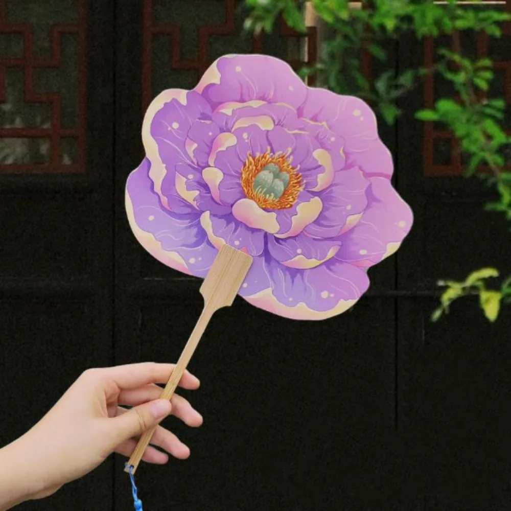 

Веер в ретро-стиле с пионами, большой, с красными/желтыми/зелеными лепестками, для танцев, клубных вечеринок, декораций, реквизит для выступлений на сцене (Янко)