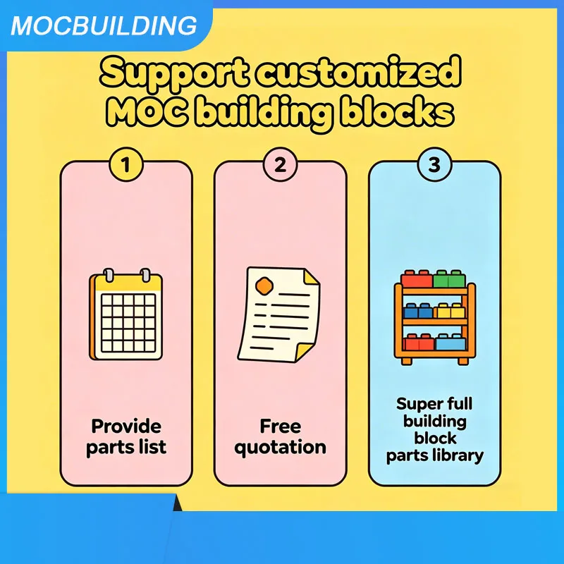 MOC Building Blocks City Beach Model DIY Assembled Bricks Movie Series Creative Educational Collection Display Toys Gifts 665PCS