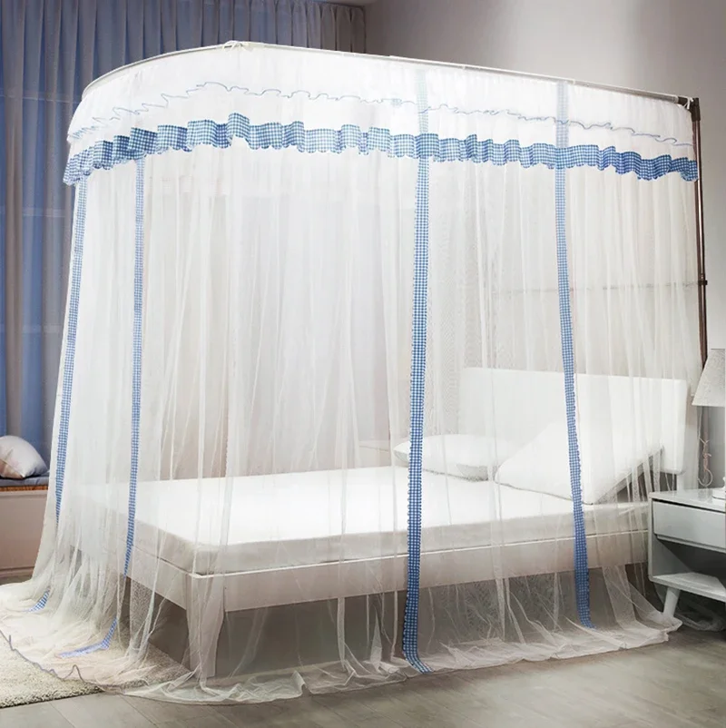 

Telescopic Mosquito Net for 1.8m and 1.5m Beds with Removable Bracket, Spacious and Convenient