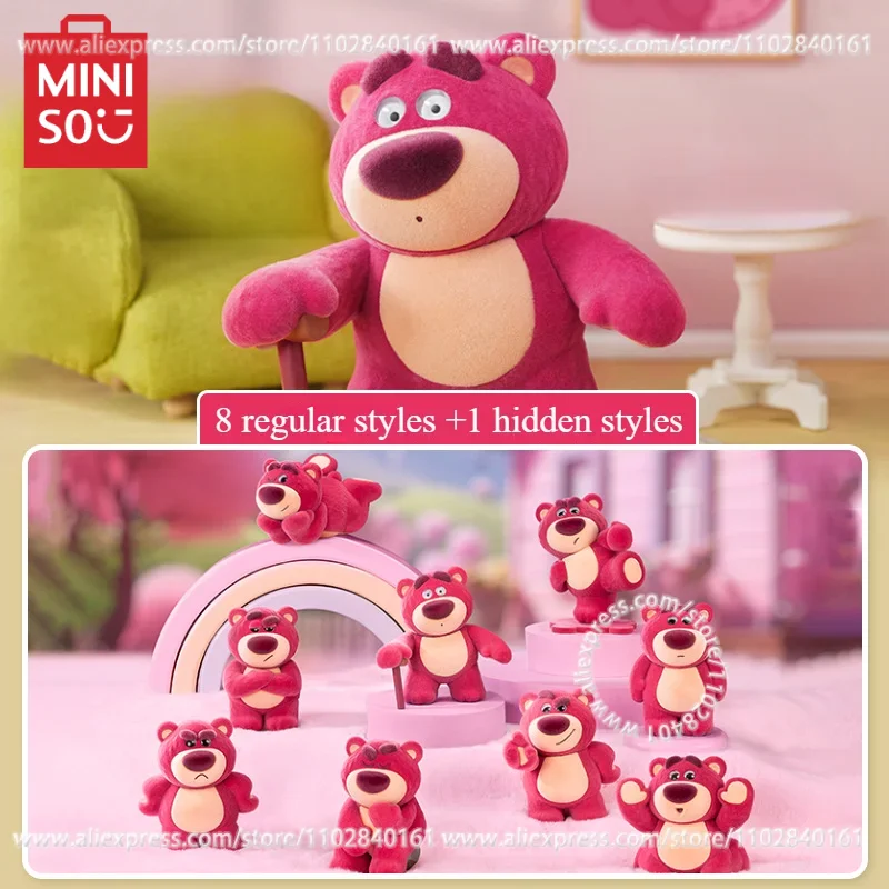 Lotso IT\'S ME drugiej generacji pudełko z niespodzianką Toy Story flokowana lalka Model prezent urodzinowy kolekcja dekoracyjna Anime figurka