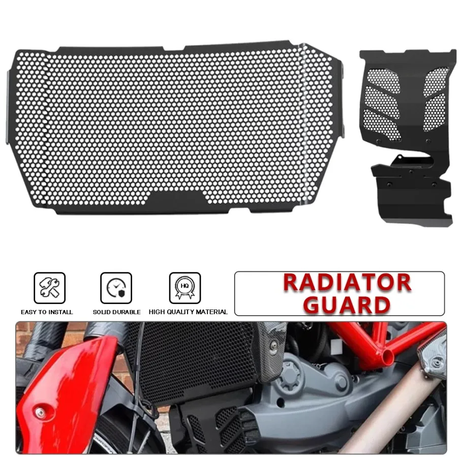

Комплект защиты двигателя радиатора мотоцикла, крышка радиатора, защитные аксессуары, темная полоса для Ducati Monster 821 2013-2020