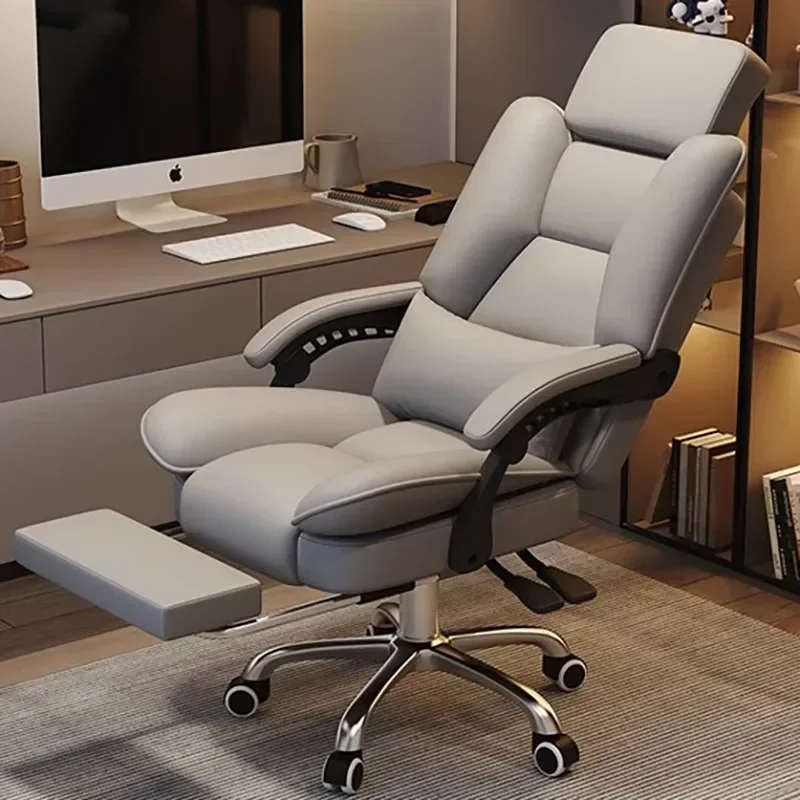 Minimalist Ergonomic Headrest Office Chair Mobile Pads Swivel Comfortable Gaming Chair Living Room Fauteuil De Bureau Home