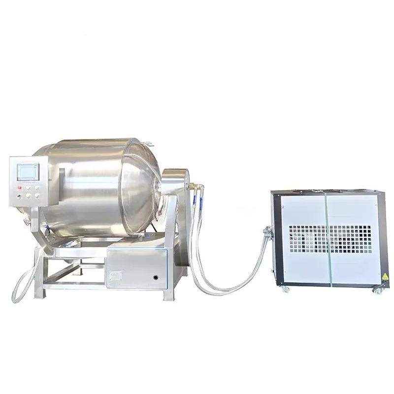 Halal Standard Vacuum Tumbler Marinator Industrial Automatic Feeding Beef Pork Chicken Meat Machine Customized