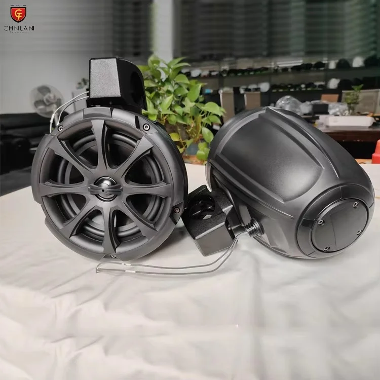 Outdoor Waterproof 100W Boat Loudspeaker With Led Music Light Marine Bluetooths Speaker IPx6 HiFi Sound