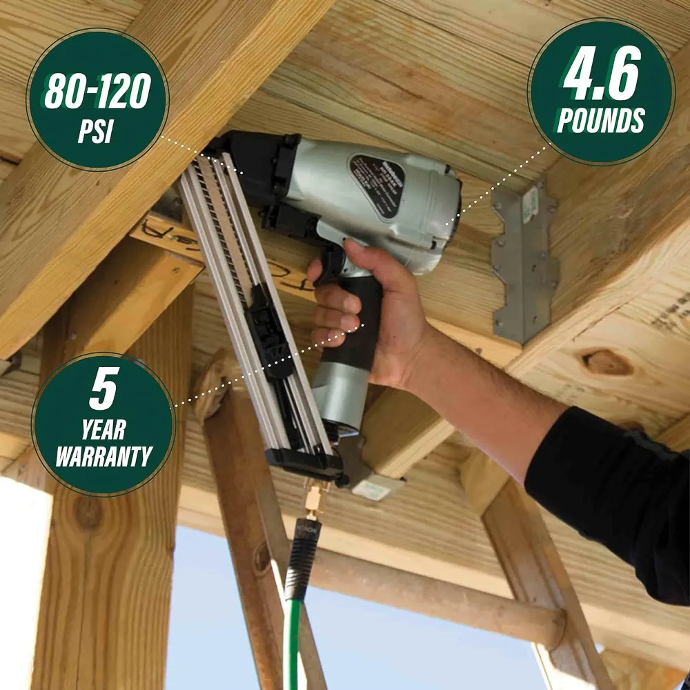 Metal Connector Nailer  Pro Preferred Brand of Pneumatic Nailers 36 Degree Magazine  Accepts up to 1-1/2-Inch Nails