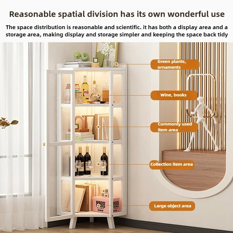 خزانة زاوية لغرفة الطعام، خزانة زاوية، خزانة حائط مثلثة، خزانة زاوية، غرفة المعيشة، غرفة النوم، تخزين أرضية الزاوية #2