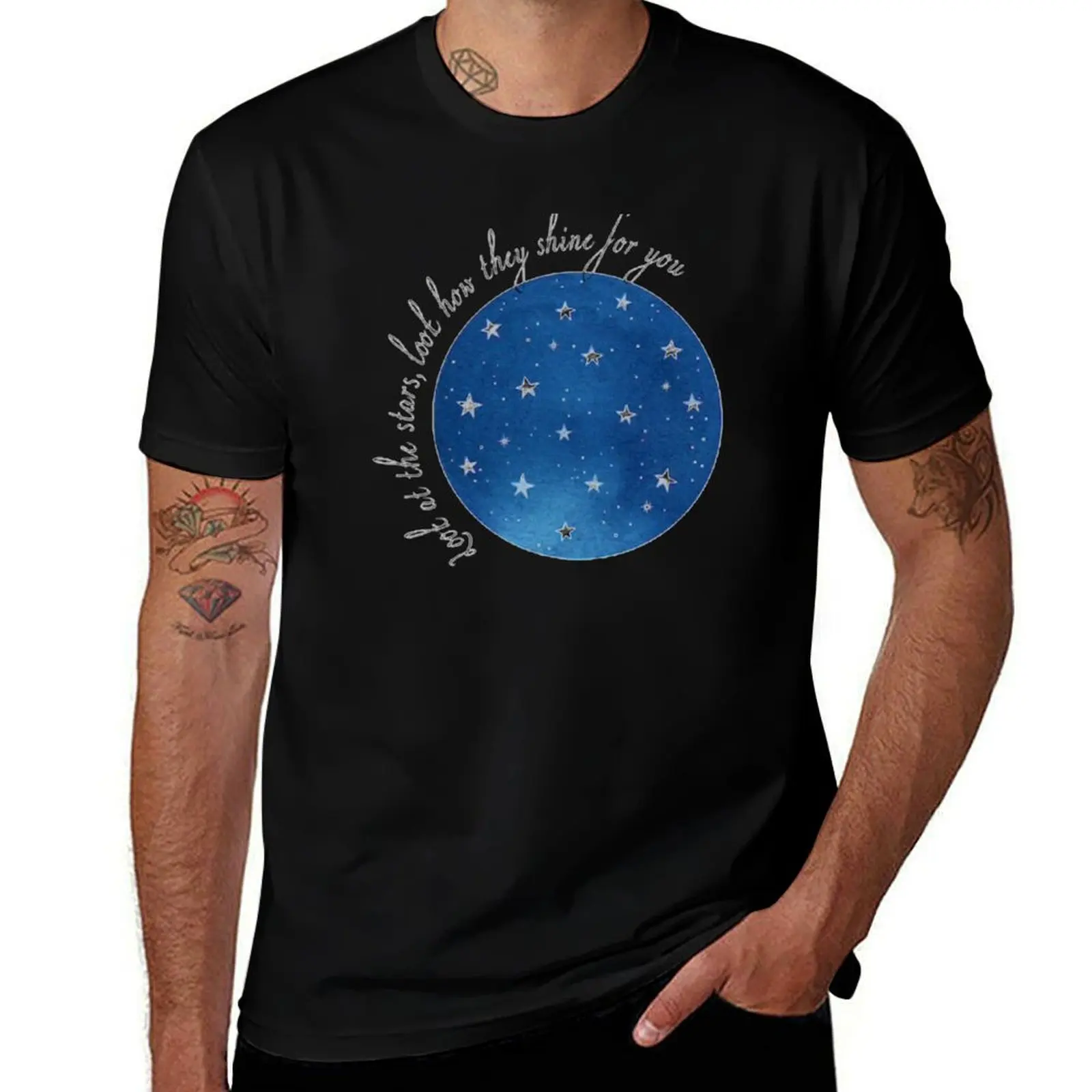 

Look at the stars T-Shirt man t shirt cotton t shirt man designer T-Shirt