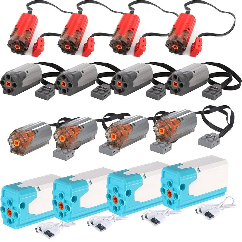 

4PCS 8883 Power Functions M Motor Compatible with legoeds Technical Parts Assembled Building Block Car Toys MOC Bricks Power Up