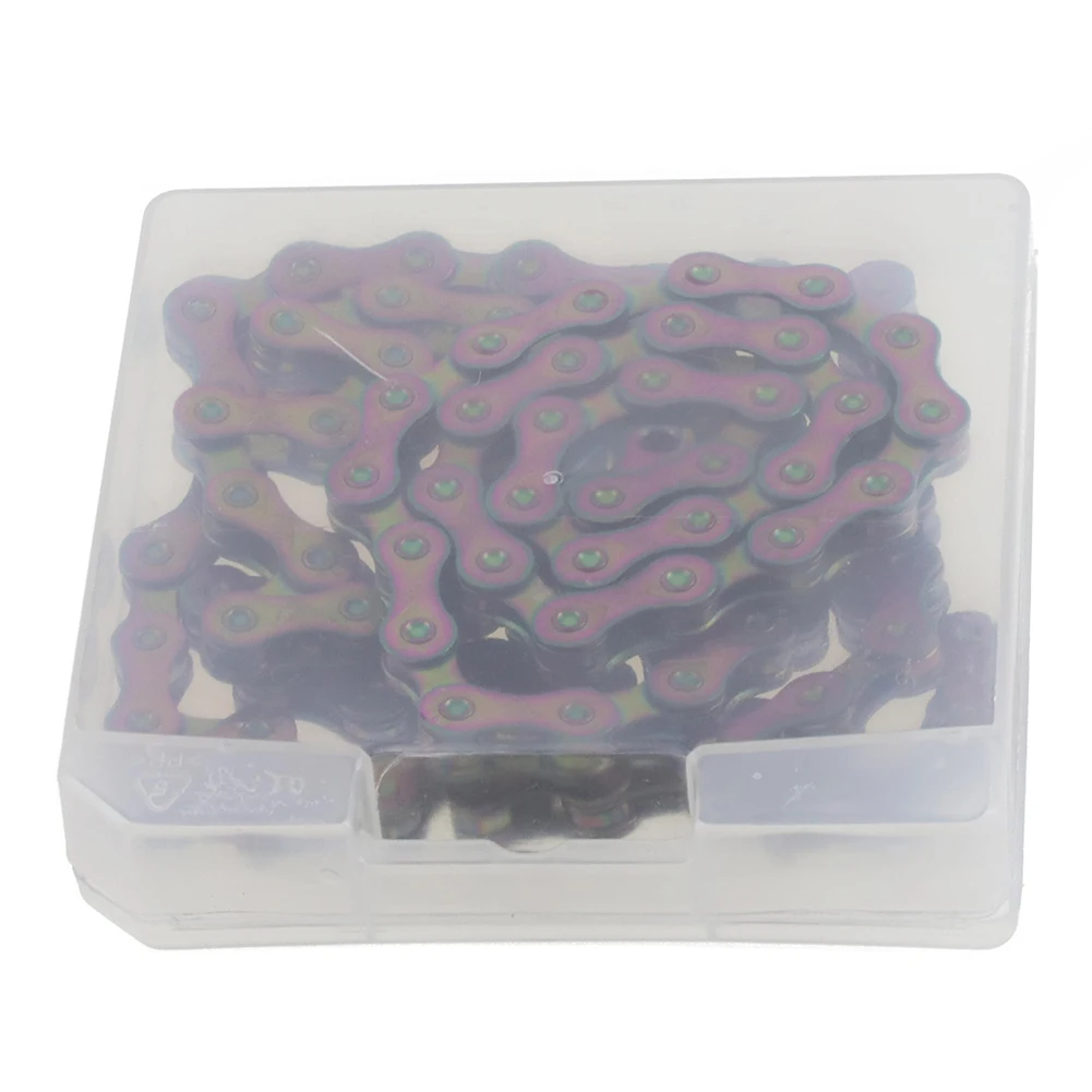 

8910 Скоростная велосипедная цепь для горных и шоссейных велосипедов Сверхлегкая 116 звеньев Стальная конструкция с пряжкой для быстрой установки