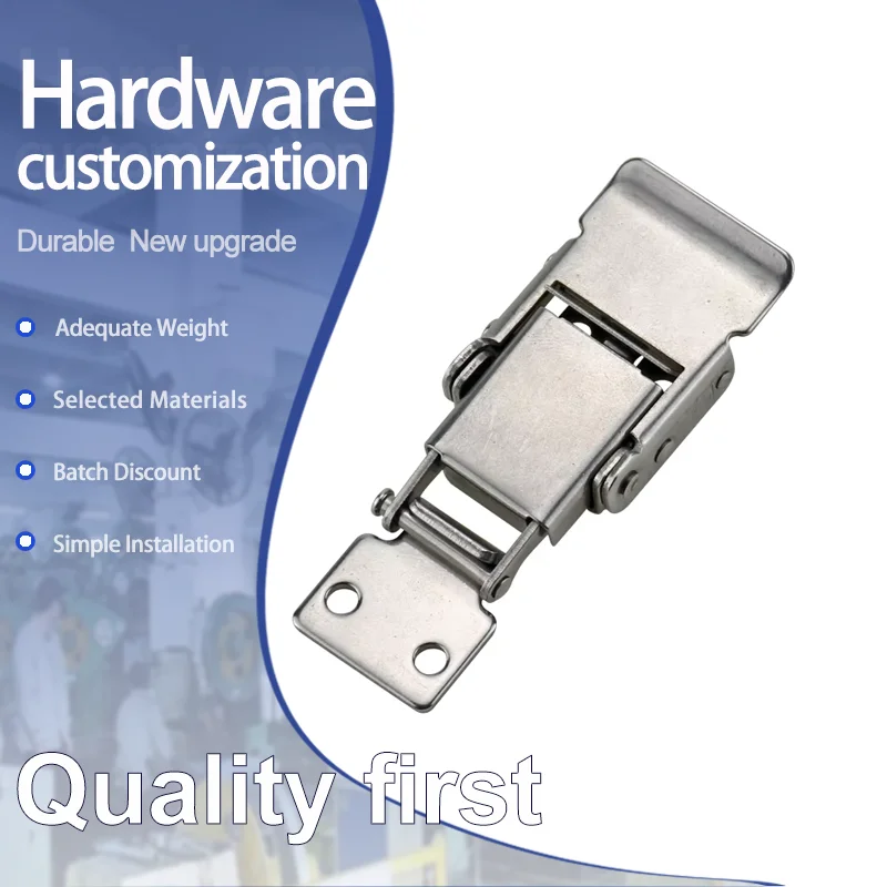 Stainless Steel Toggle Lock for Industrial Electrical Equipment Toolboxes Medical Cases and Enclosures Offering Durability