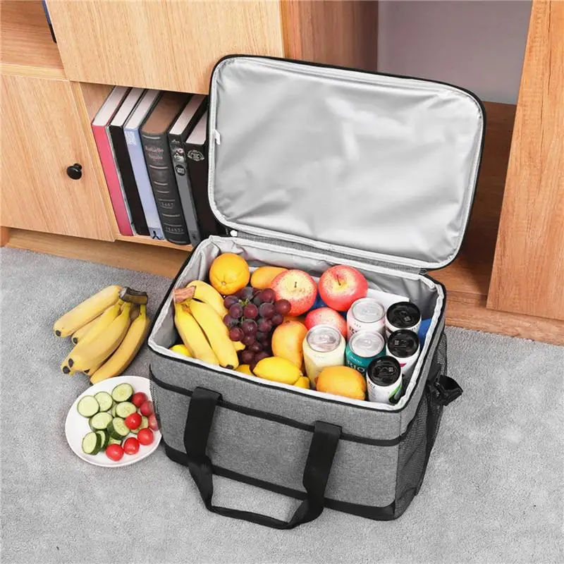 Anti-leak Lunch Box Large Capacity Delivery Bags for Food Insulated Delivery Bags Warming Bag Thermal Bags for Hot & Cold Food