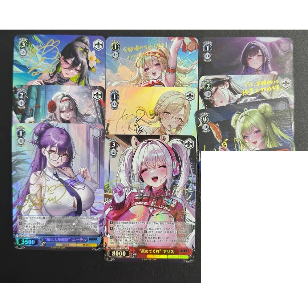 Anime characters Goddess Story Alice Rita Soda DIY Bronzing Homemade Xtreme Collection card Christmas birthday gift Game toys