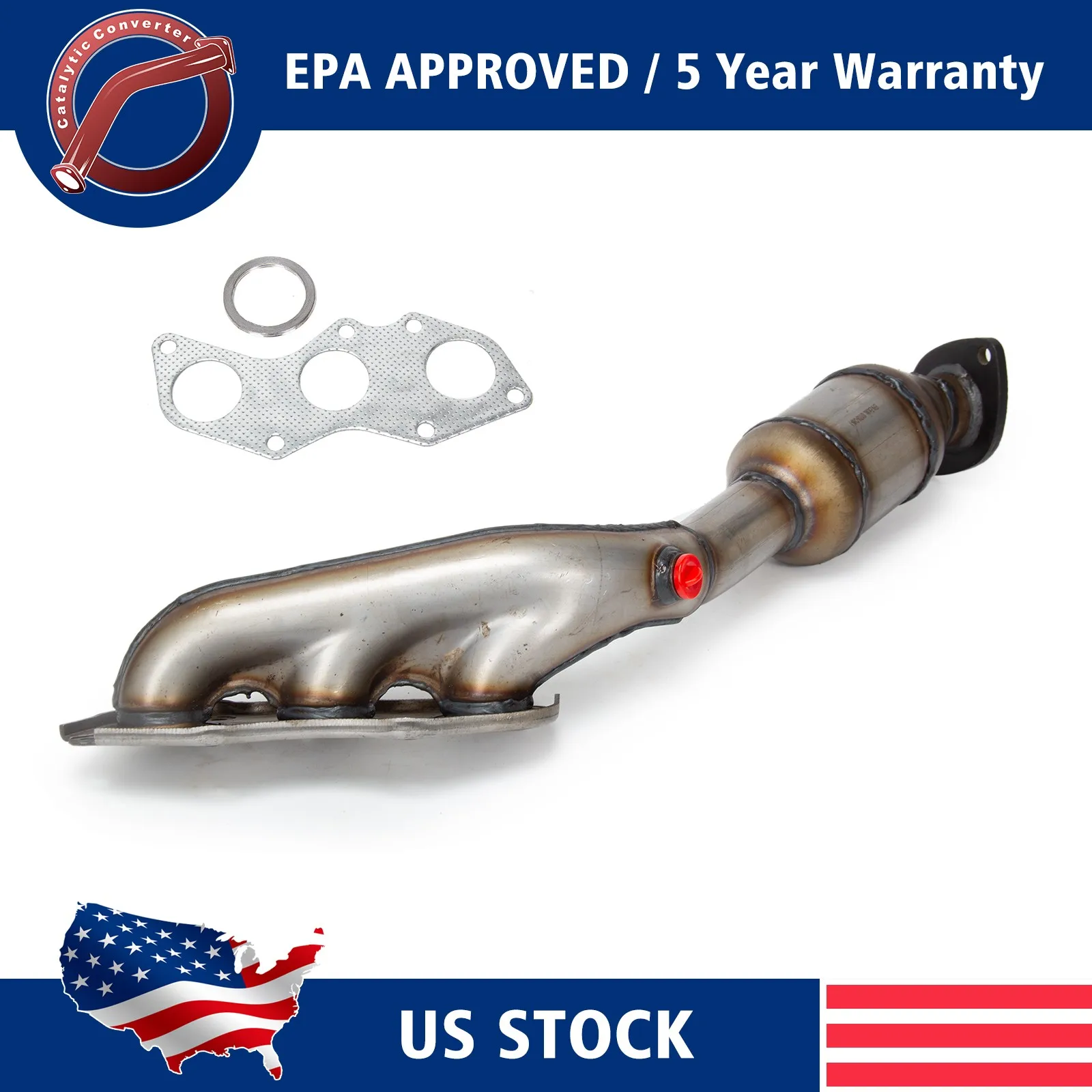 

For Lexus IS250 2.5L 2006-2012 Front Right Manifold Catalytic Converter Bank1