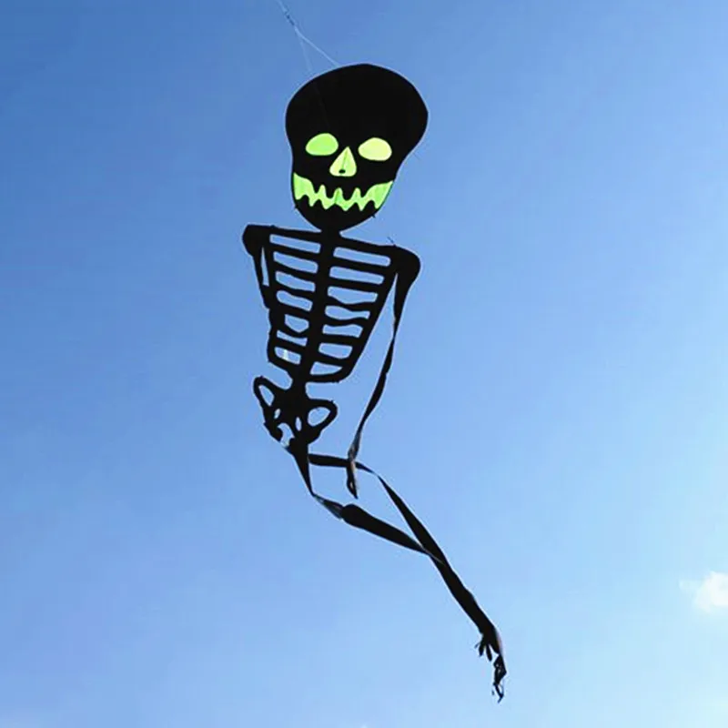 Free shipping skull kites flying 3d kites for adults toy sports kite line flies kites for professional kitesurf windrad octopus