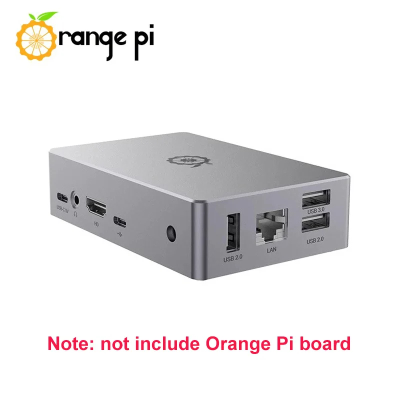 Orange Pi 5 / 5B Aluminum Case Alloy Metal Shell Passive Cooling Enclosure Optional Antenna for Orange Pi 5 5B