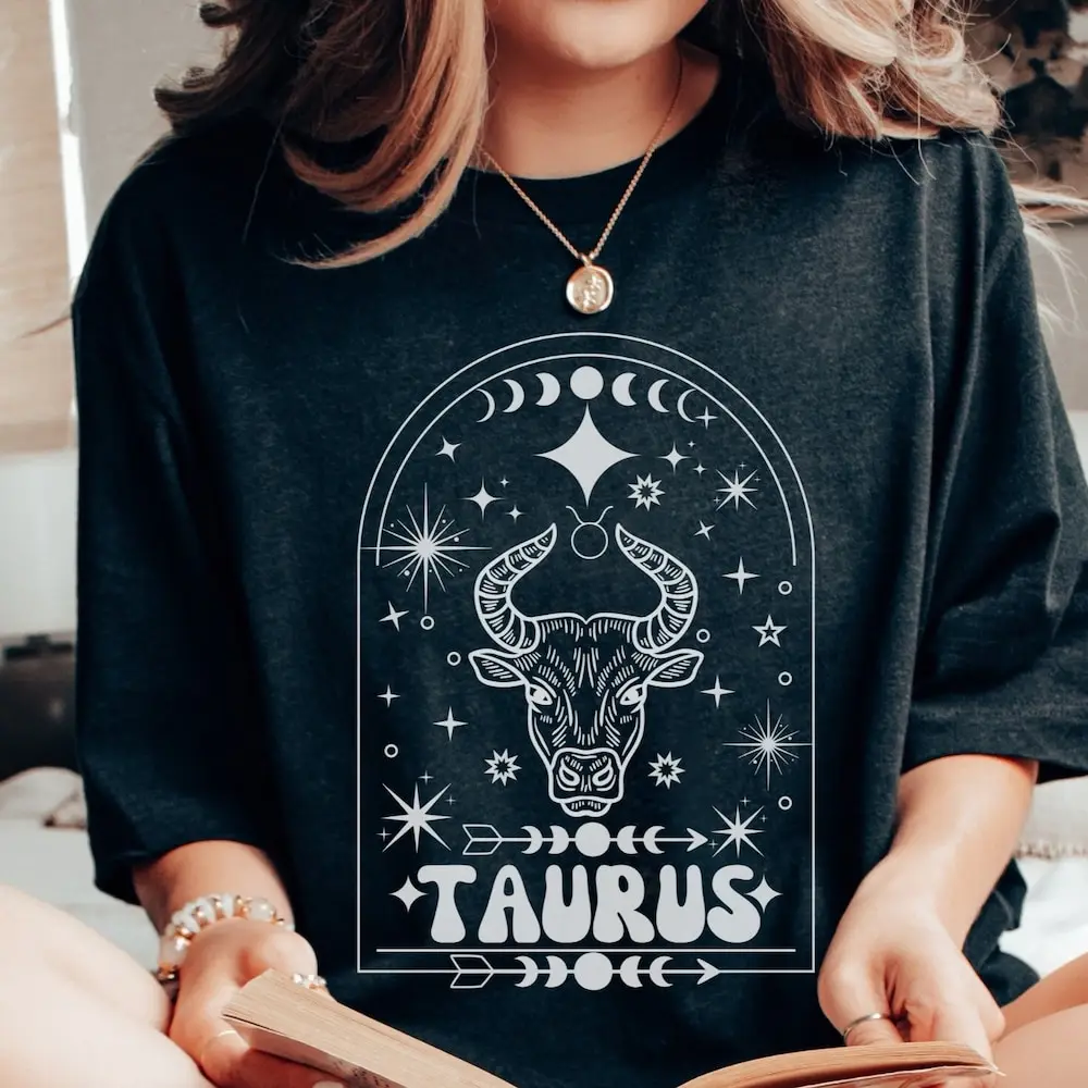 

Preppy Taurus T Shirt S Astrology Clothing Aesthetic Zodiac Trendy Birthday