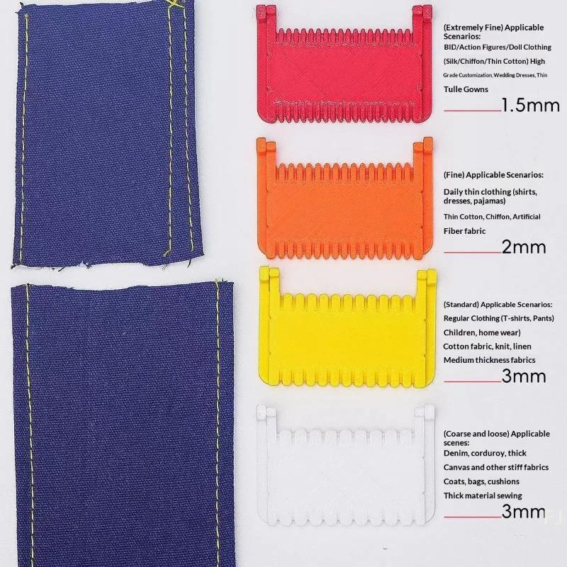 

Шаблон-направитель для шитья [YU] для равномерного расстояния между стежками, прецизионный инструмент для шитья ткани, вышивки и работы с кожей