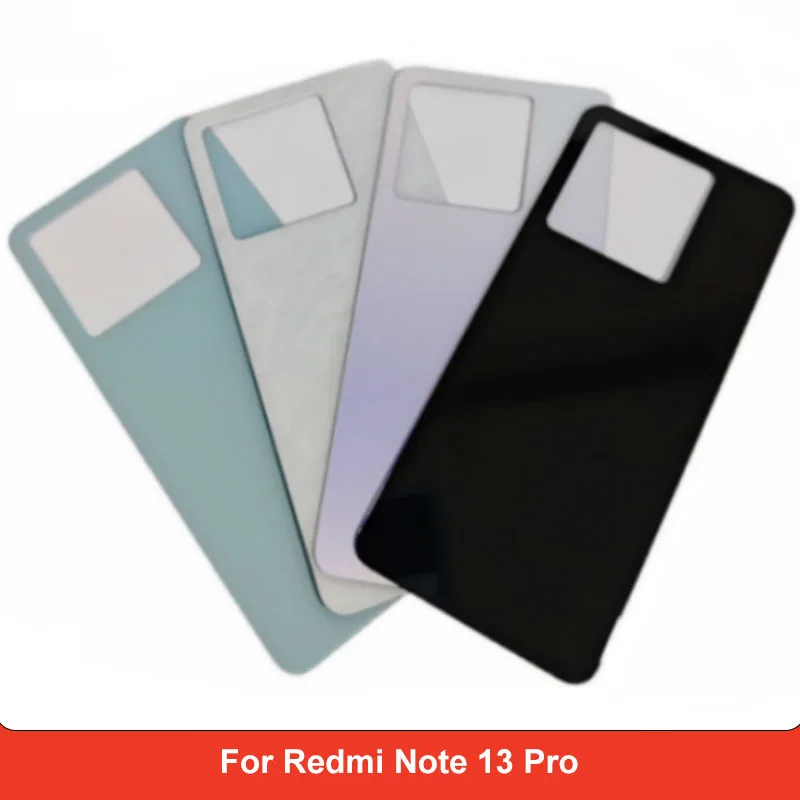 2 PCS Battery Back Cover for Redmi Note13 Pro back cover for Redmi Note 13 Pro Repair Replacement Part
