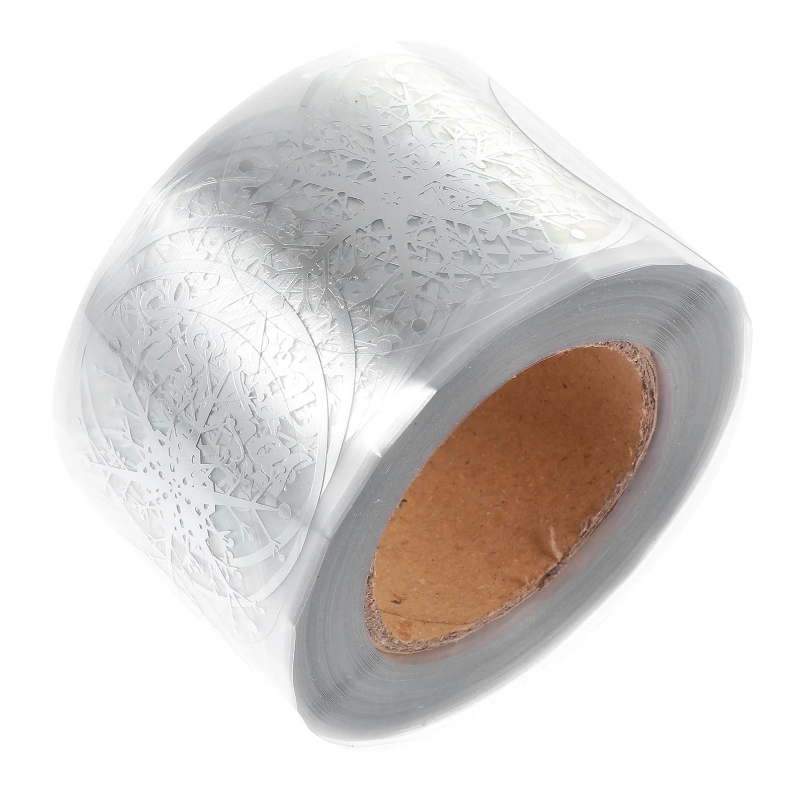 

Snowflake Stickers Christmas Envelopes Holiday Embossed Winter PVC DIY Supplies Self Adhesive Kids Stationery Xmas Decals