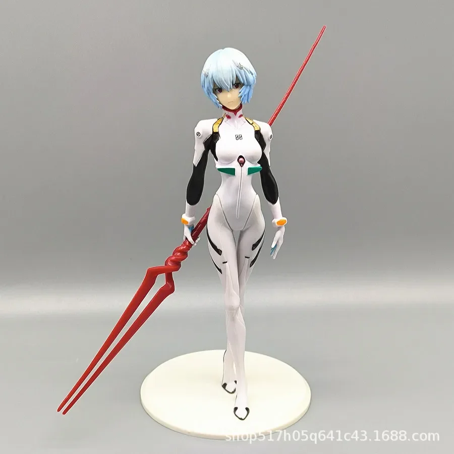 Figuras de acción de 23cm de Anime EVA Ayanami Rei, modelo de PVC, estatua, juguetes, muñeca, decoración de escritorio, regalos de colección