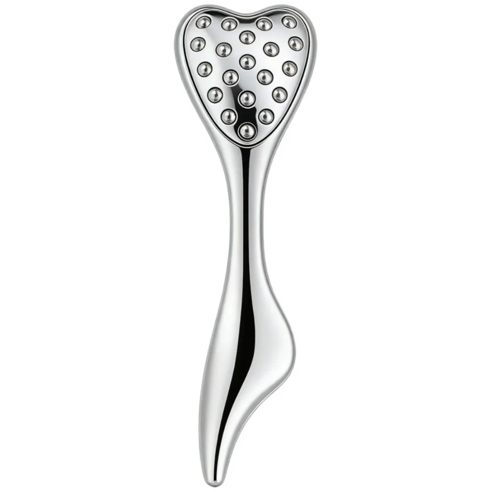 20 Beads Design Point Pressing Massager Face Lifting and Tightening Skin Scraping Facial Roller Reduce Puffiness