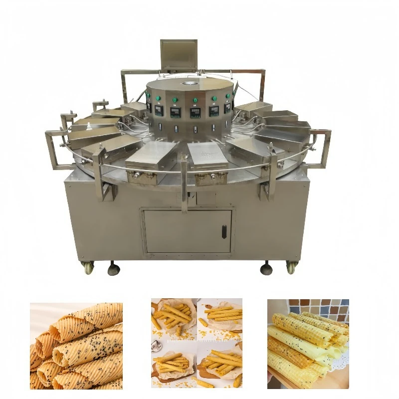 Industrial Grade Waffle Baking Machine Complete Waffle Cone Wafer Biscuit Production Line