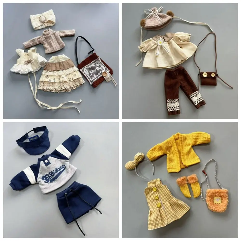 Nuevo Conjunto de Ropa para Muñecas de 30 cm, Vestido de Muñeca de Dibujos Animados, Estilo Casual, Regalo, para Muñecas BJD de 1/6, Accesorios para Muñecas