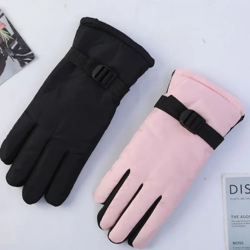 Guanti da sci invernali Velluto caldo Alpinismo all\'aperto Ciclismo Motoslitta Uomo Donna Guanti da sci Accessori per sport invernali Regalo